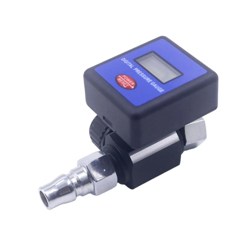 Imagem -05 - Medidor Pressão Digital 4npt Regulador Pressão com Digitalgauge até 145psi Pistolas Pintura Regulador Pressão ar