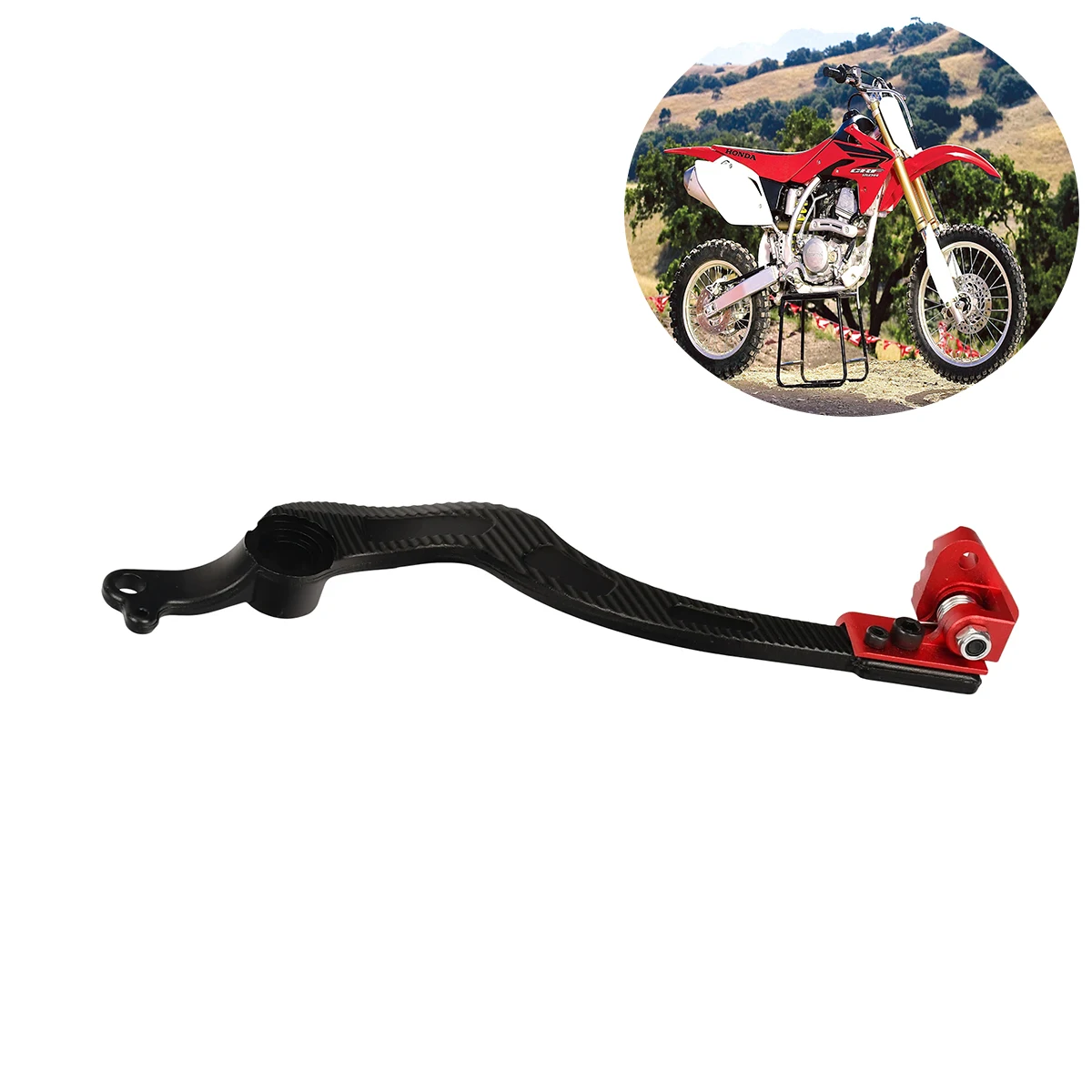 

Мотоциклетный алюминиевый задний ножной тормозной рычаг с ЧПУ для Honda CRF250X CRF450X CRF 250X 450X 2005-2017, аксессуары для велосипедов для грязи