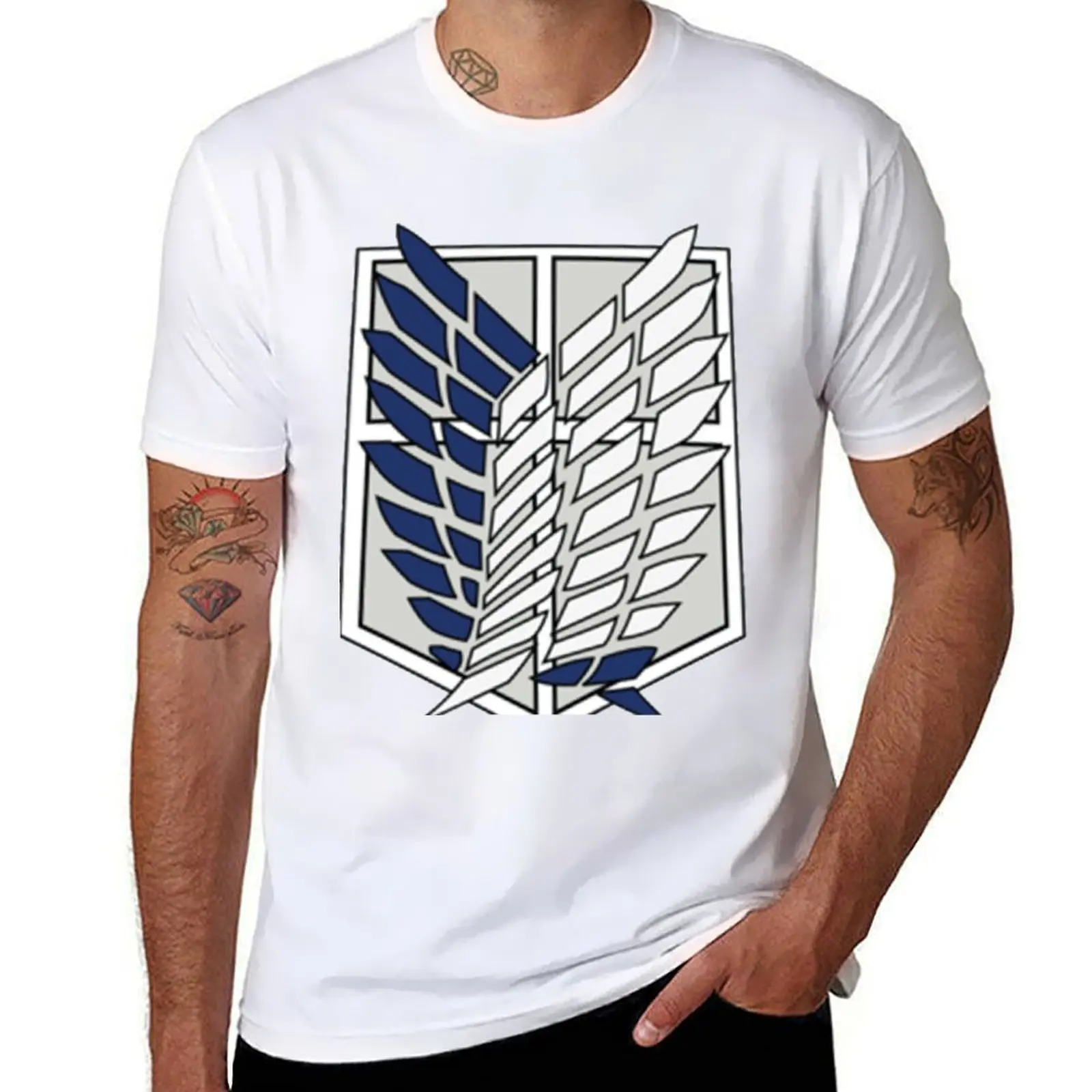 

AOT Wings of Freedom T-Shirt Casual Minimalist Short Sleeve Top
