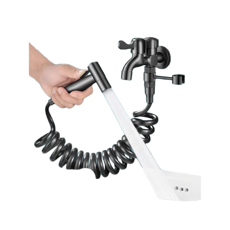 

Brass 2 in 1 Splitter Faucet with Sprayer for Mop Pool and Washer