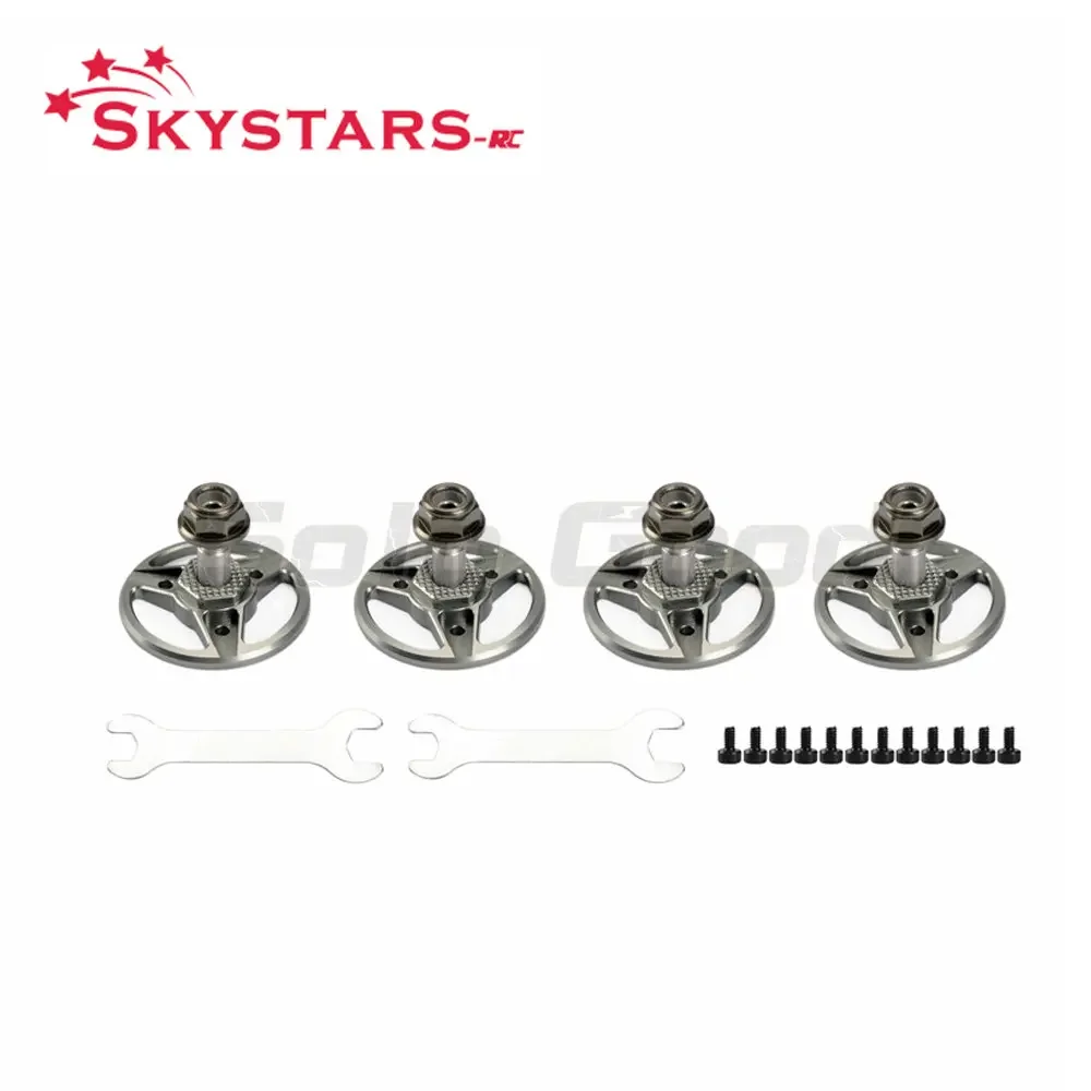 4 PCS Skystars Propeller Mount Adapter for DJI FPV Drone Support 5-inch 5042 Propeller Prop with M5 Mounting Hole  Grey