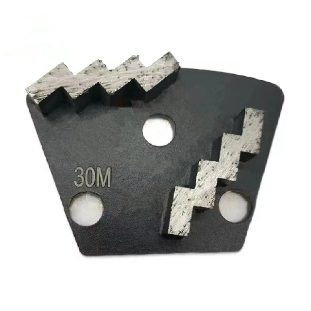 ASL103 Blastrac Magnet Diamond Tools ASL Trapezoid Metal Grinding Disc with Double Zigzag Segments Concrete Floor Renovation