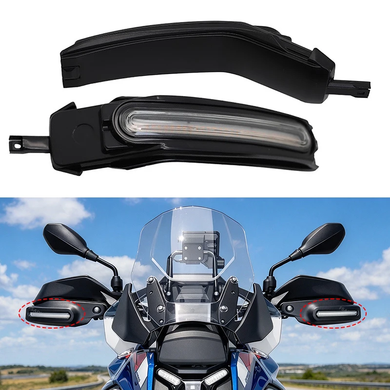 Motorcycle Handguards Turn Signal Handlebar Handguard with LED Lights For BMW R1300GS ADV R 1300 GS Adventure R1300 GS 2024-2026