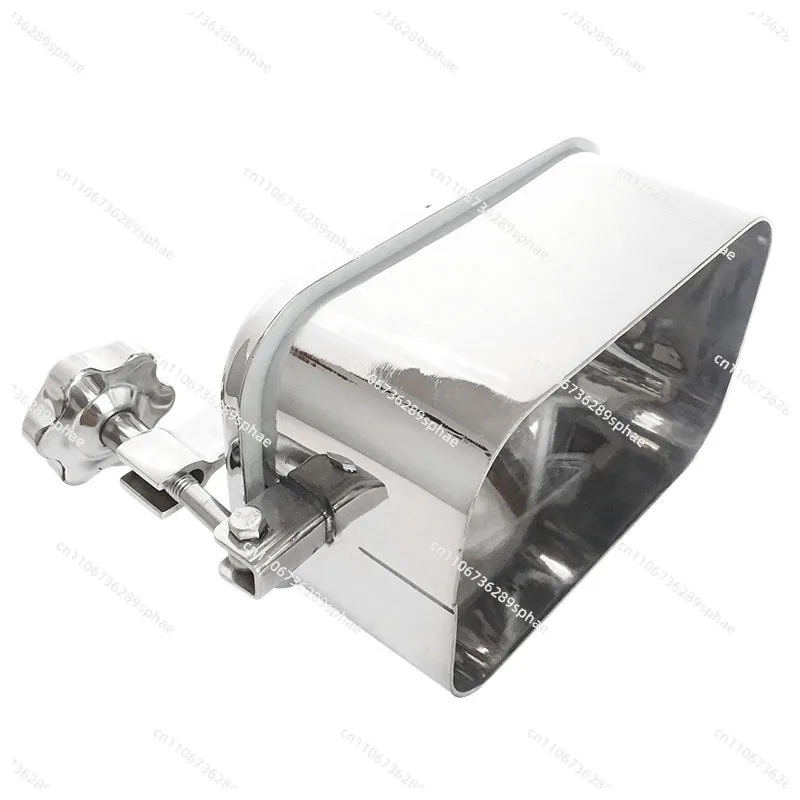 304 sanitary grade square hole feeding port, atmospheric pressure manhole rectangular discharge port