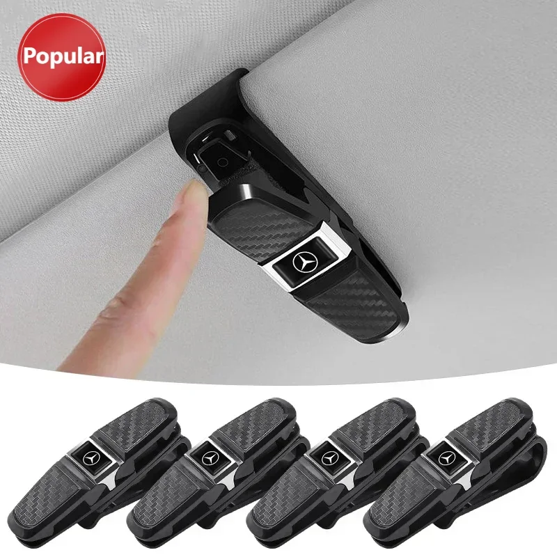 

#MultiFunction Car Sun Visor Sunglasses Eyeglasses Clip for Mercedes Benz W203 W204 W205 W206 W212 W213 W222 W223 E300 C200