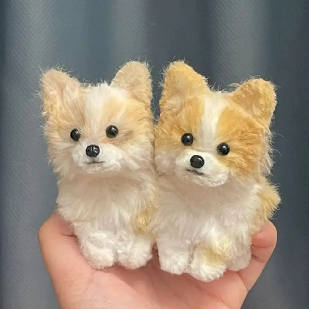 Iron Wire Plush Doll Material Set Handmade Crafts Toy Crafts Plush Animals Material Kit Strips Puppy Diy Doll Material Bag Girls