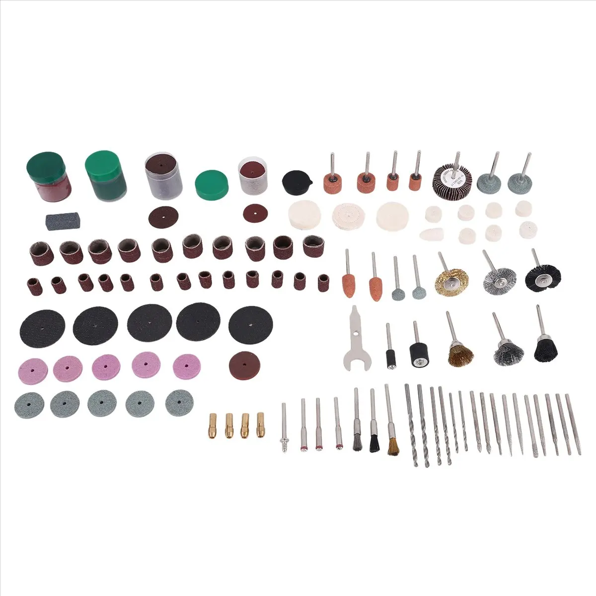 ABZT 161 Pcs Electric Engraving Mini Drill Polishing Machine Variable Speed ​​Rotary Tool Accessories for 3000 4000