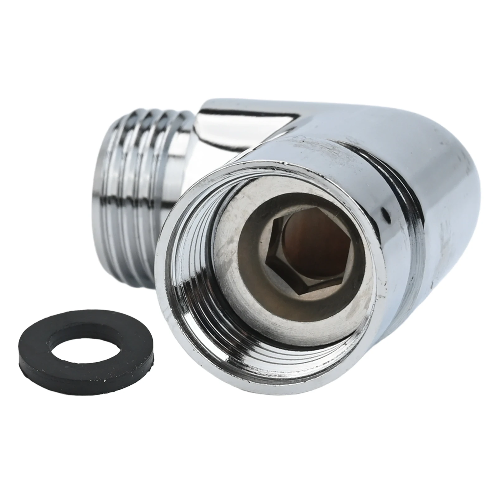 Adjustable 90 Degree Shower Head Elbow Adapter G1/2 Inch Copper Connector For Changing Water Direction Bathroom Pipe Fitting