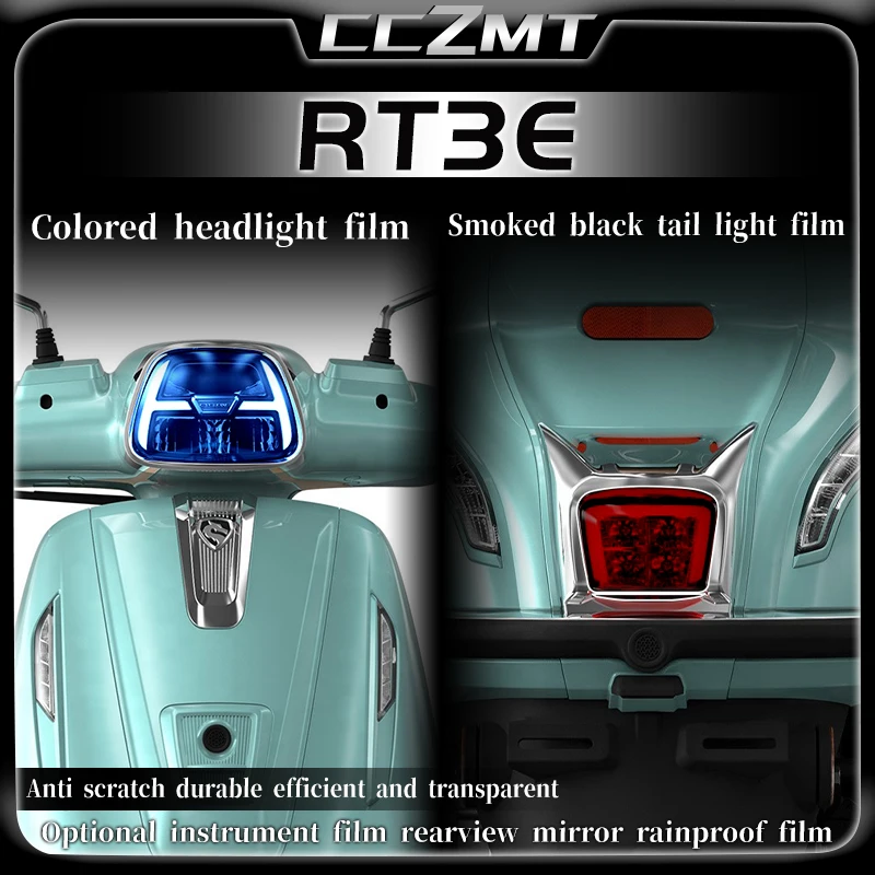 

For CYCLONE RT3E RT 3E RT-3E Rt3e 2024 Headlight and Tail Light Film Instrument Film Protective Film Stickers Accessories