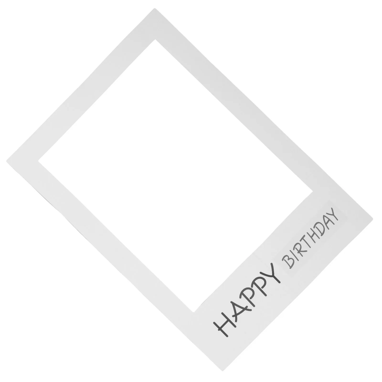 

Birthday Paper Photo Frame Giant Cut Out Props Funny Big Booth Party Picture Frames Lightweight Portable Photo Props Picture