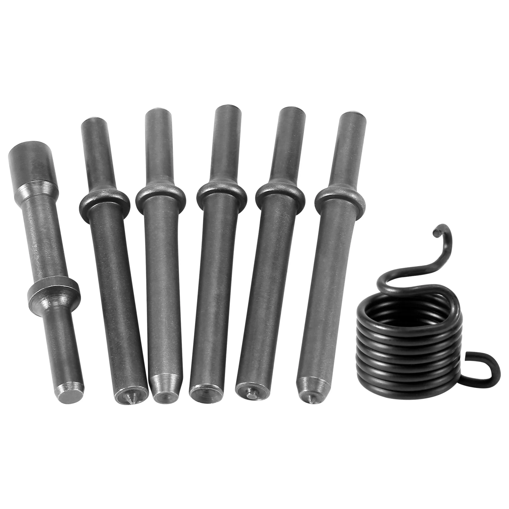 Kit di strumenti per martello per rivetti pneumatici pneumatici per levigatura resistente da 7 pezzi Vogue