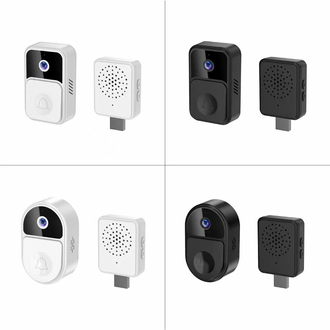 Tuya APP Wireless WIFI Doorbell With Indoor Chime Visual Door Viewer Intercom Video Door Phone Peephole Viewer