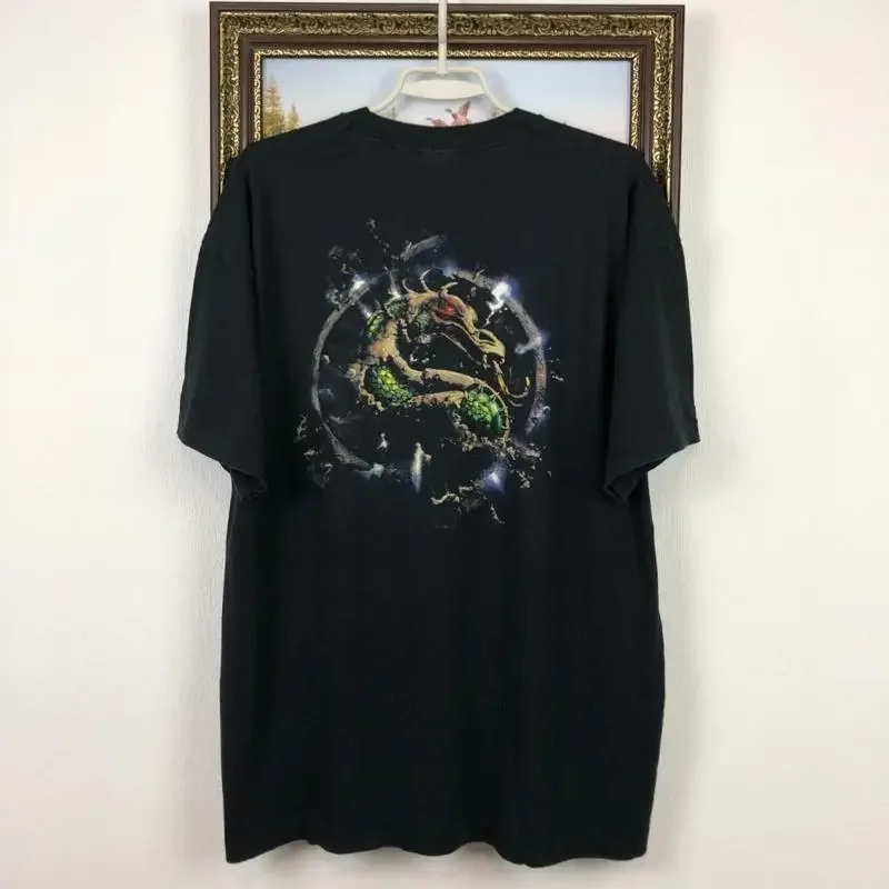Vintage 90s Mortal Kombat Annihilation Shirt Video Game Tee Rare Size XL