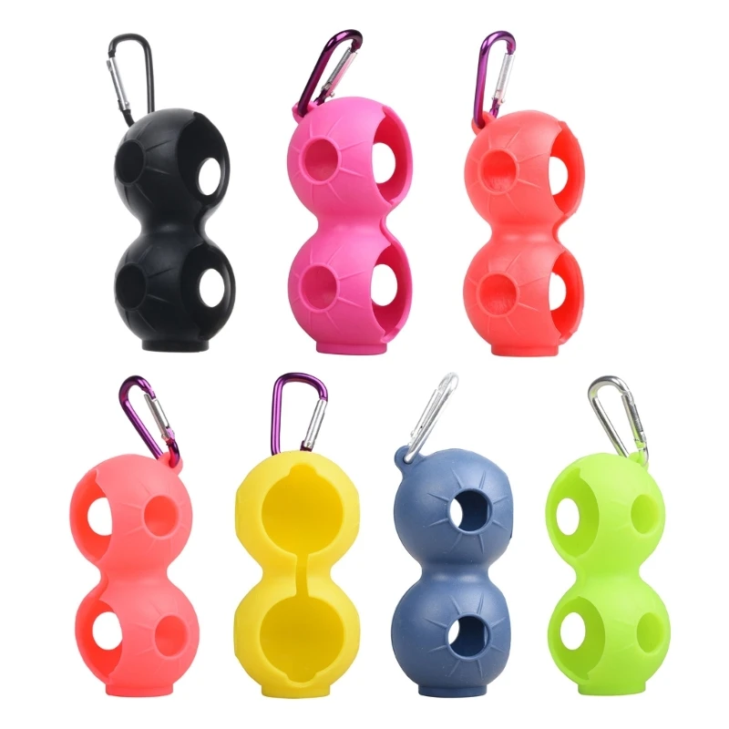 Golfs Balls Belt Clip Golfs Balls Sleeve Gofts Balls Holder Silicone Golfs Balls Carry Bag Pouches Golfs Balls Protector