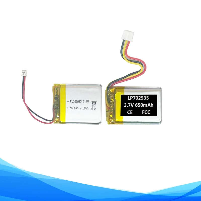 560 мАч 1,25 разъем 053035 503035/650 мАч 702535 072535 AHB702535 PH2.0-3P аккумулятор для эргономичной вертикальной игровой мыши ZELOTES F-36A