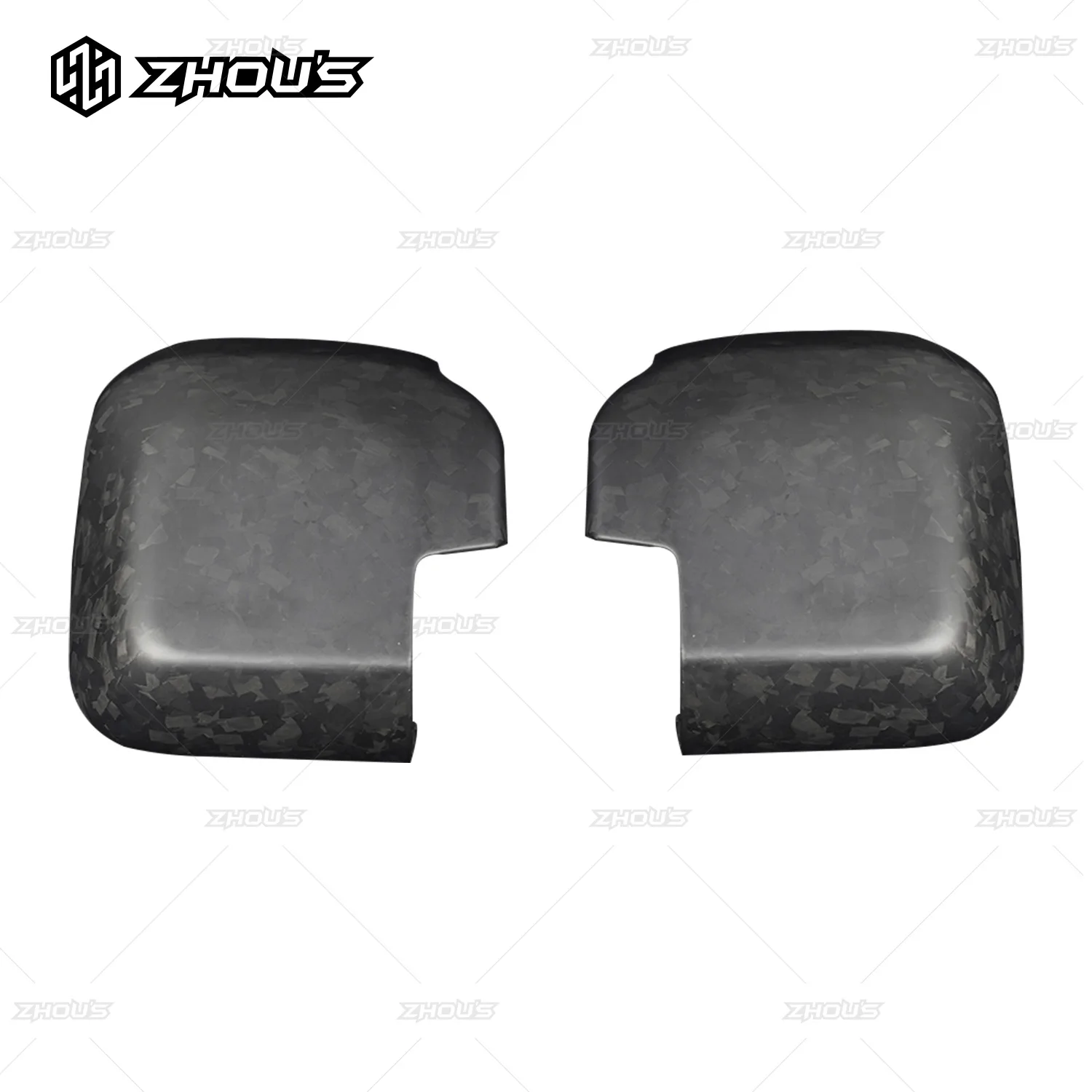 

MSZhous дизайн индивидуальные автозапчасти автомобильные аксессуары кованые чехлы для боковых зеркал из углеродного волокна для нового Defender L663