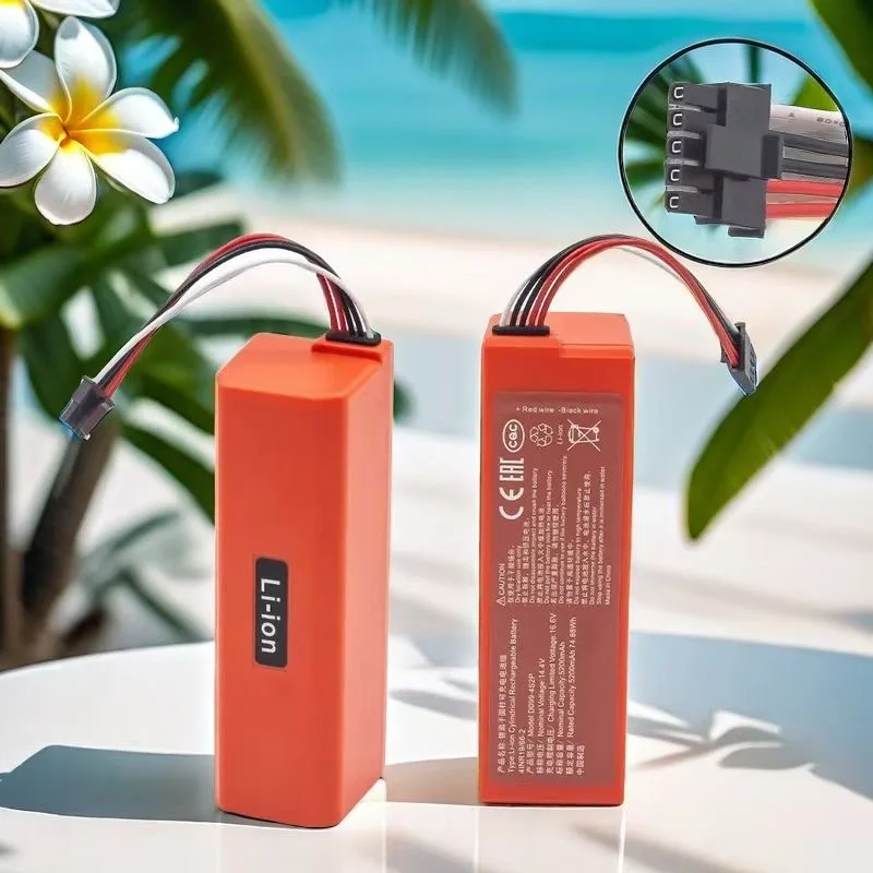 

Аккумулятор 14,4 В для подметального робота xiaomi MIJIA Pro/PRO2, интеллектуальный пылесос MJSTS1, подметальный робот, аккумулятор D099-4S2P
