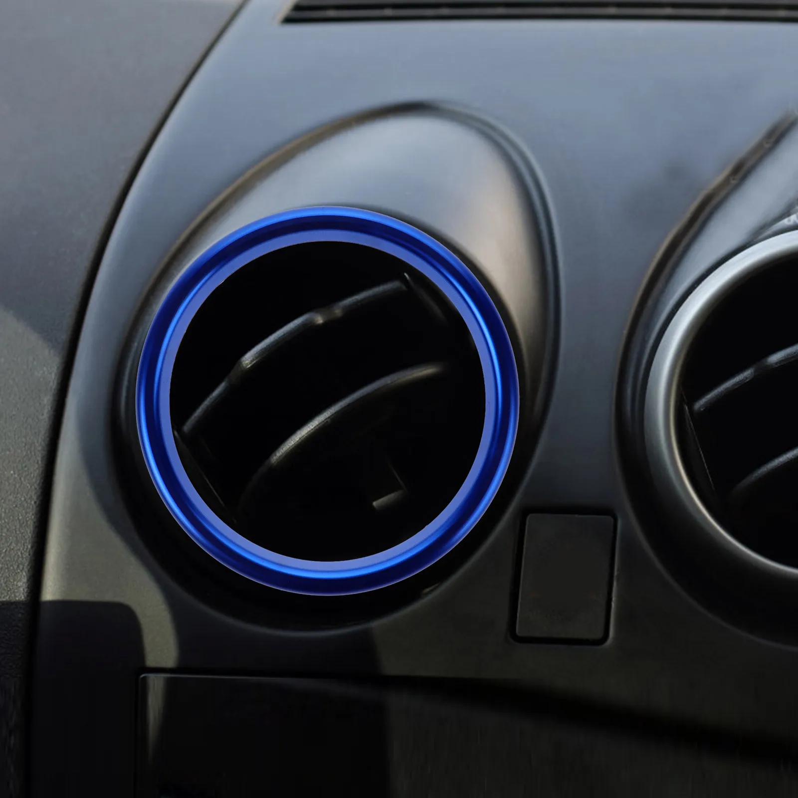 تكييف الهواء تنفيس حلقة الكسوة سبائك الألومنيوم صالح للسيارة A3 الداخلية ترقية مقاومة تتلاشى اكسسوارات السيارات الداخلية السيارة #5