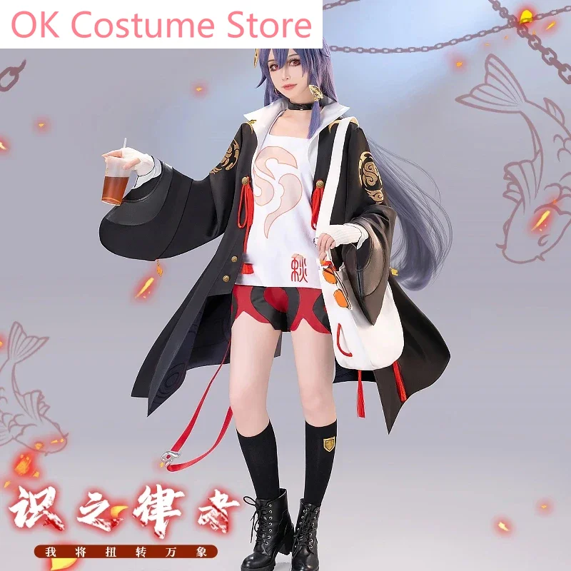 Anime Honkai Impact 3rd Fu Hua Game Suit Cool Lovely Uniform Cosplay Costume Halloween Party Role Play Outfit Women