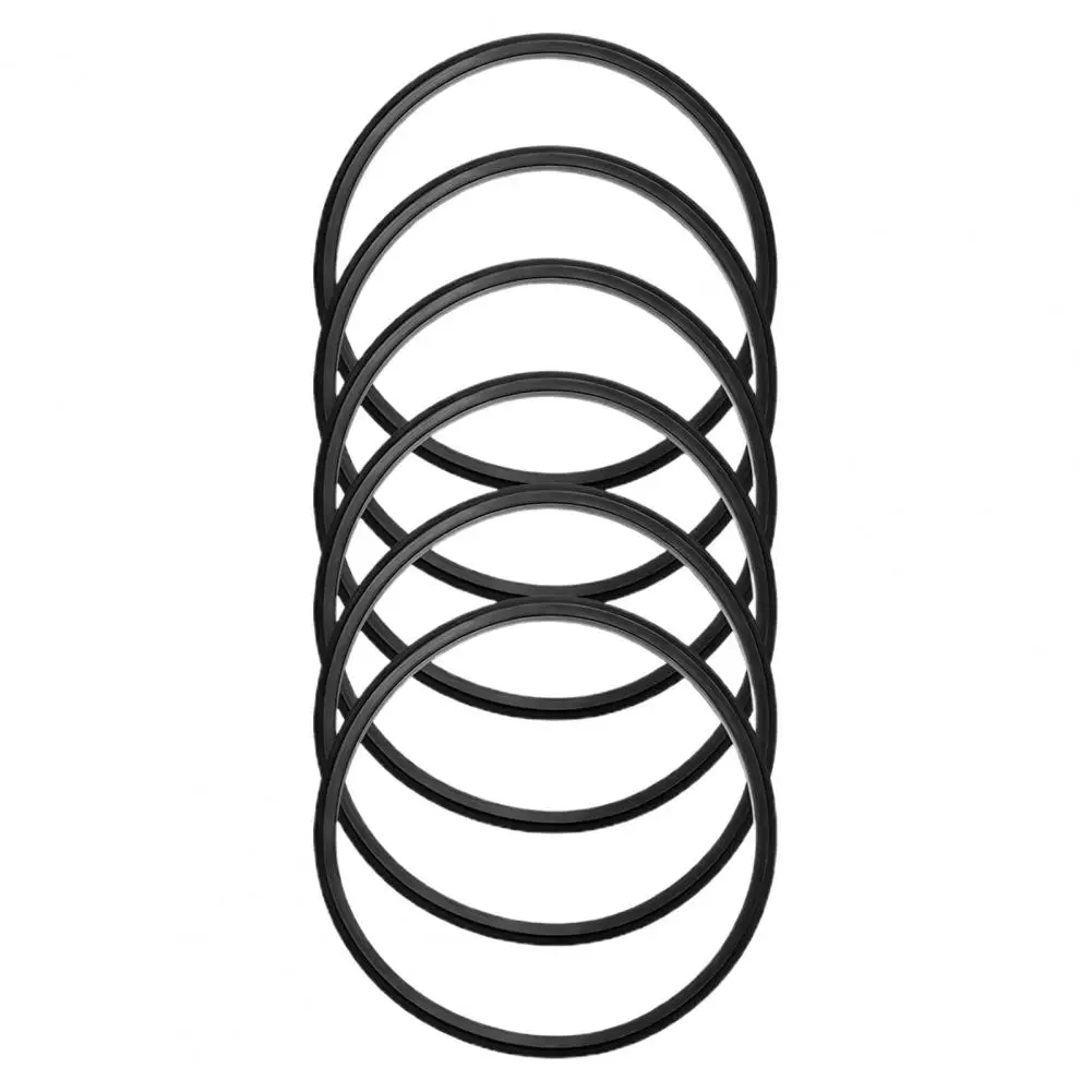 Герметичные уплотнения, совместимые с герметичными силиконовыми уплотнительными кольцами, сменные прокладки для стаканов для воды, 6 шт. экологически чистых уплотнений пищевого класса