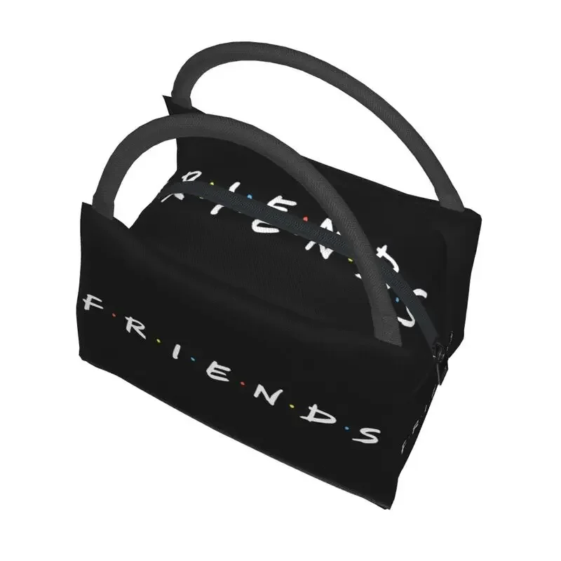 Friends Funny Quote Thermal Insulated Lunch Bags Women TV Show Portable Lunch Container for Work Travel Storage Meal Food Box