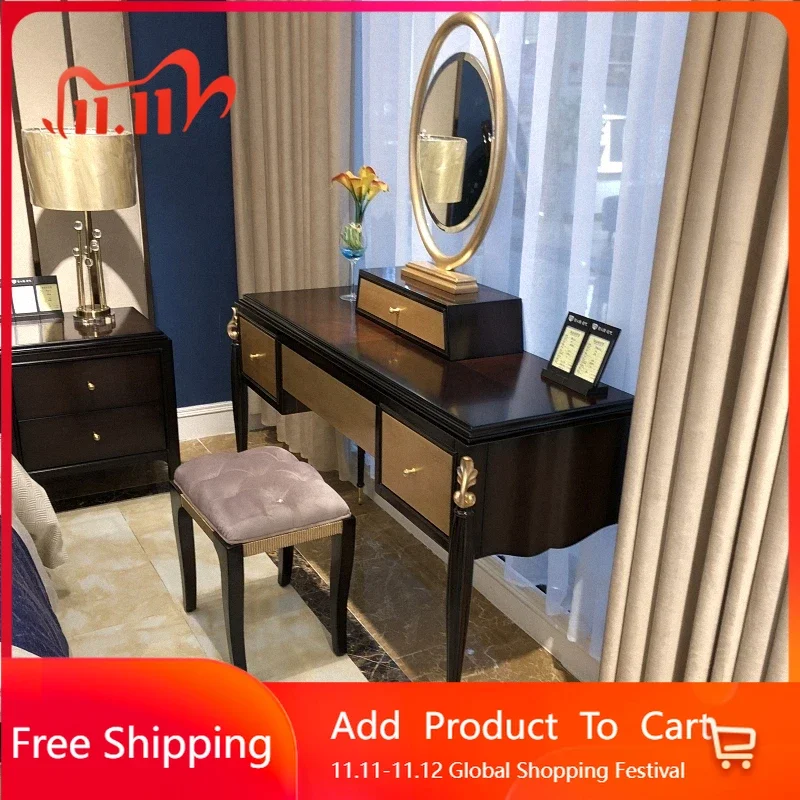 

Console Stool Dresser Eithe Bedroom Box Modern Luxury Living Room Dressing Table Storage Items Penteadeira Trendy Furniture