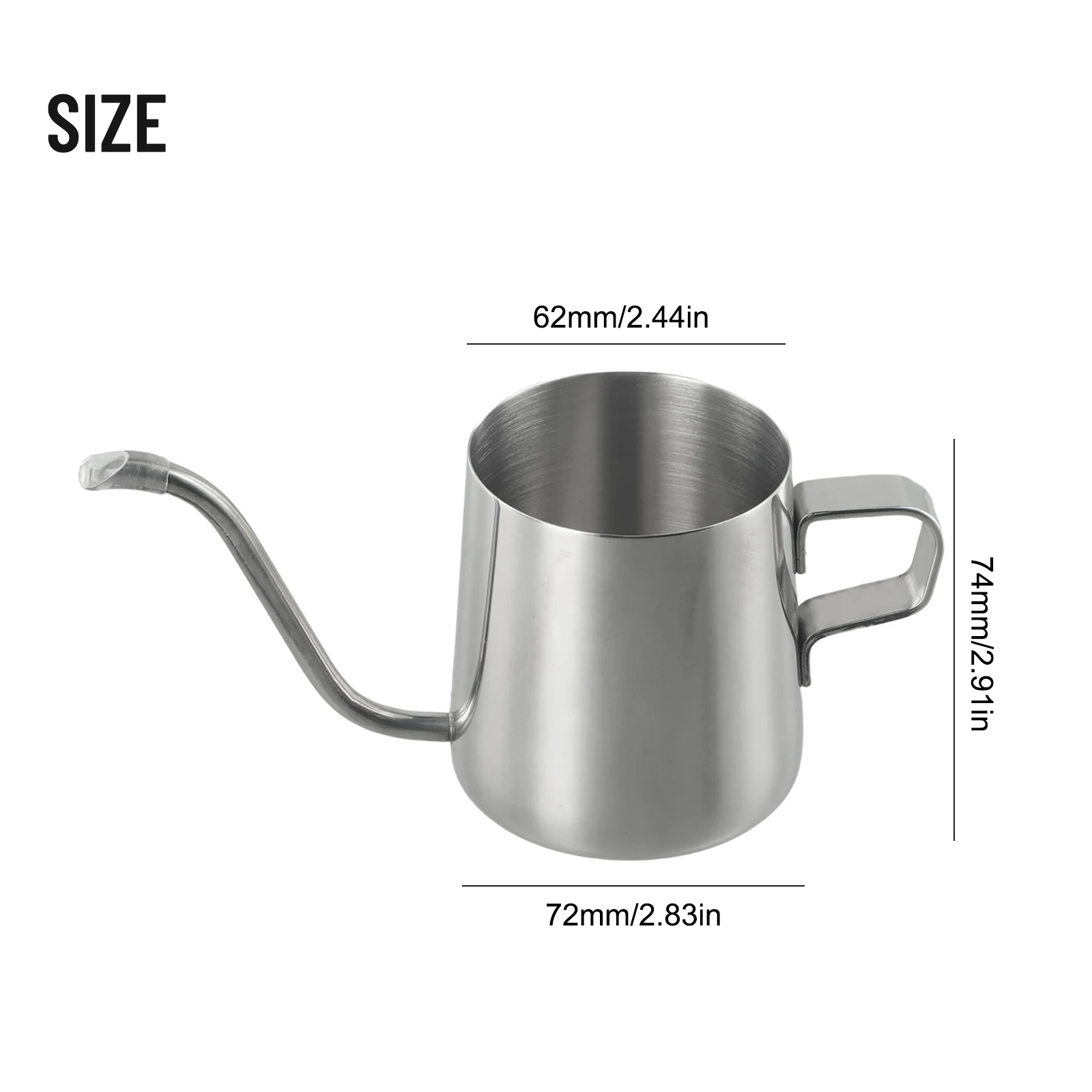 

Control Tea Milk Insulation Coffee Kettle 304 Stainless Steel Gooseneck Hand Drip Coffee Kitchen Tools Pour Over