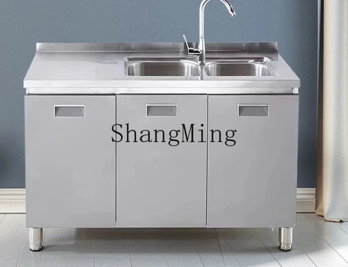 CL vegetable basin integrated cabinet household sink single and double dishwasher thickened small cabinet
