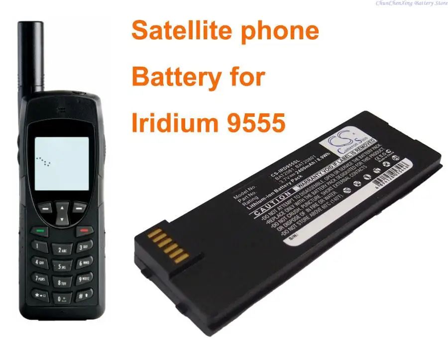 100% NEW Cameron Sino  2400mAh Battery BAT20801, BAT2081, BAT31001 for Iridium 9555
