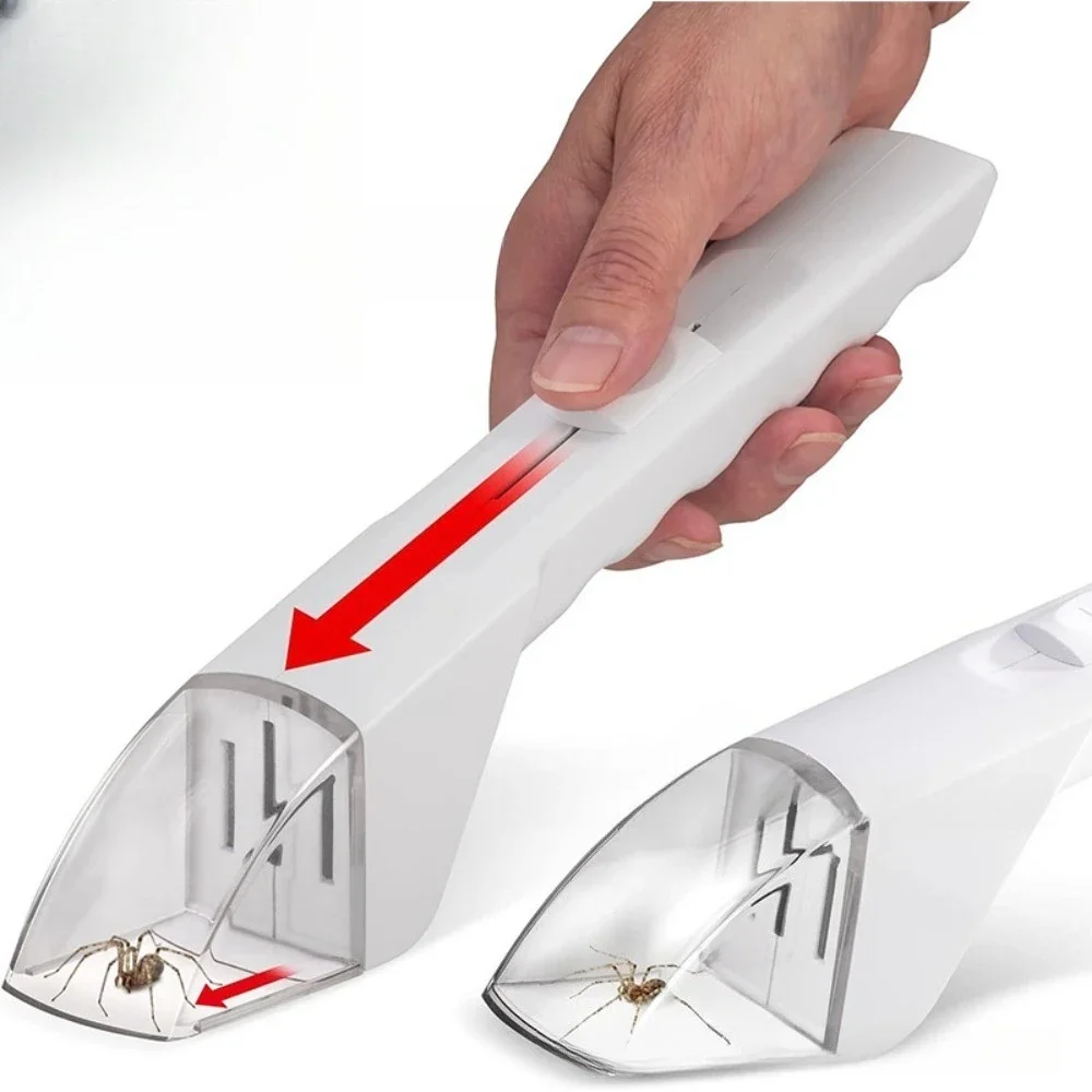 New Handheld Insect Catcher - Spider Catcher Bee Insect Gripper Pest Remover for Home Pests  Capture  Wasps Crickets Easy To Use