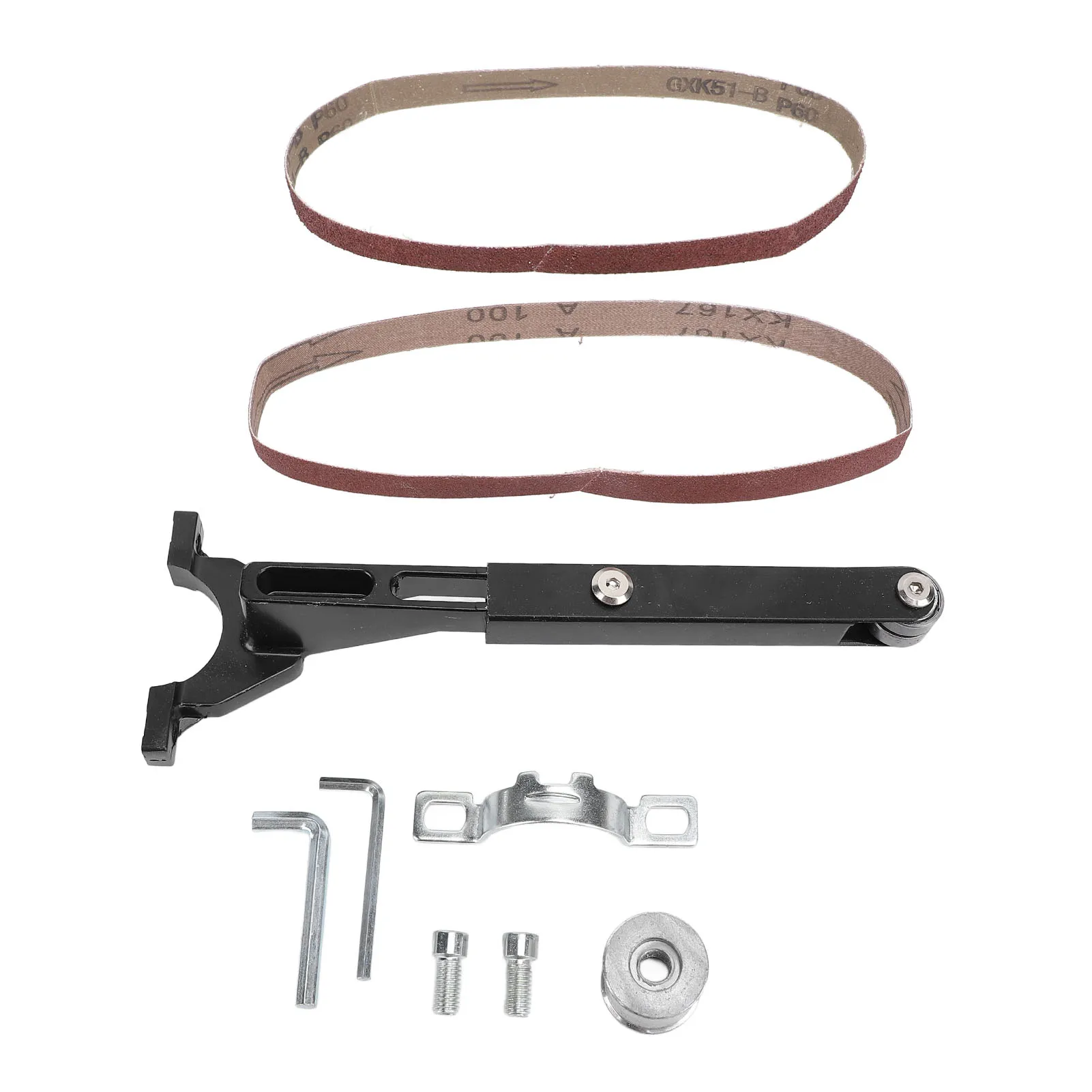 

Belt Sander Adapter Angle Grinder Sanding Belt Adapter Kit Accurate Tight Fit Easy To Install Low Noise for Polishing Grinding