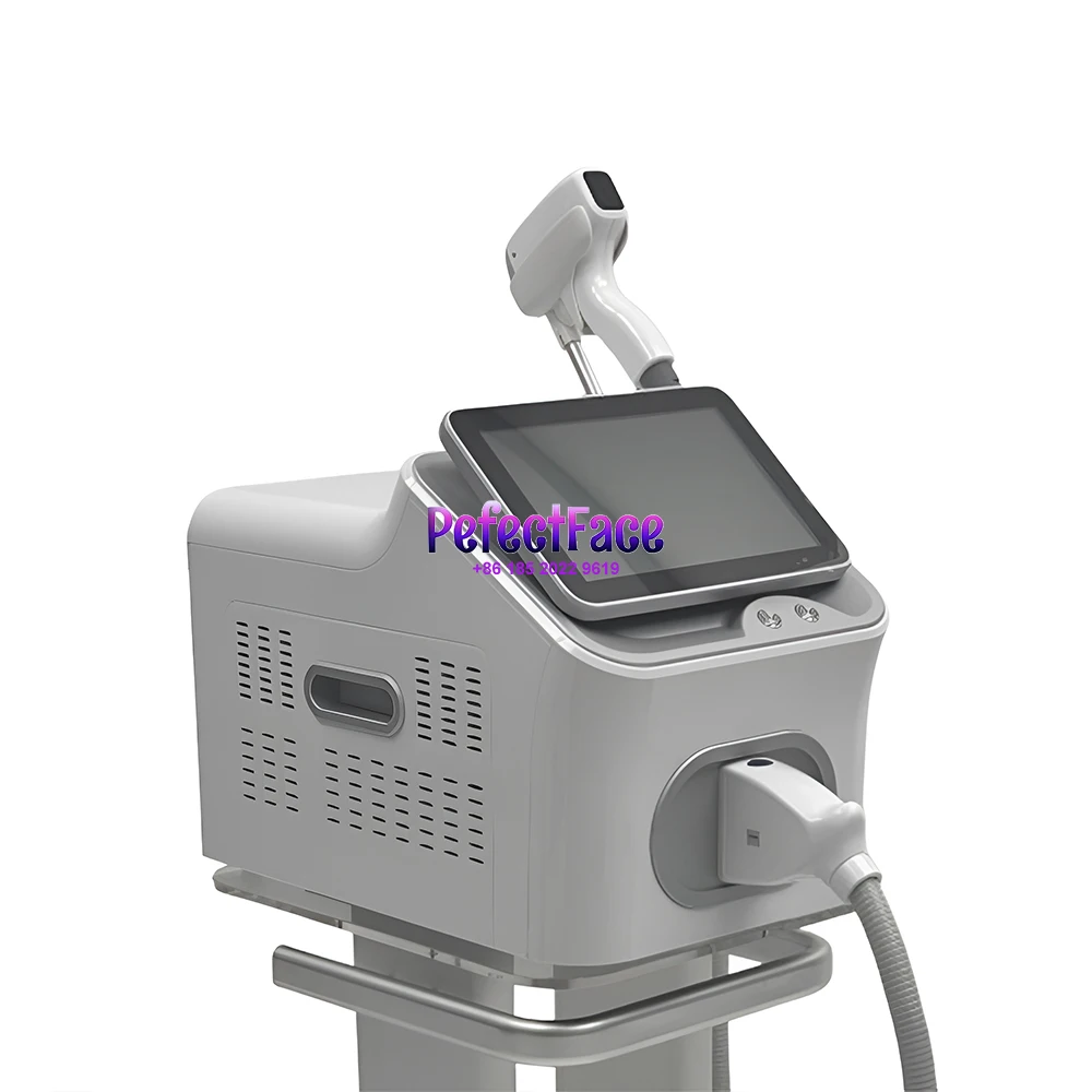 Advanced 2000W Diode Painless Laser Hair Removal Machine 755nm 808nm 1064nm Triple-Wavelength Technology Ice Platinum Titanium