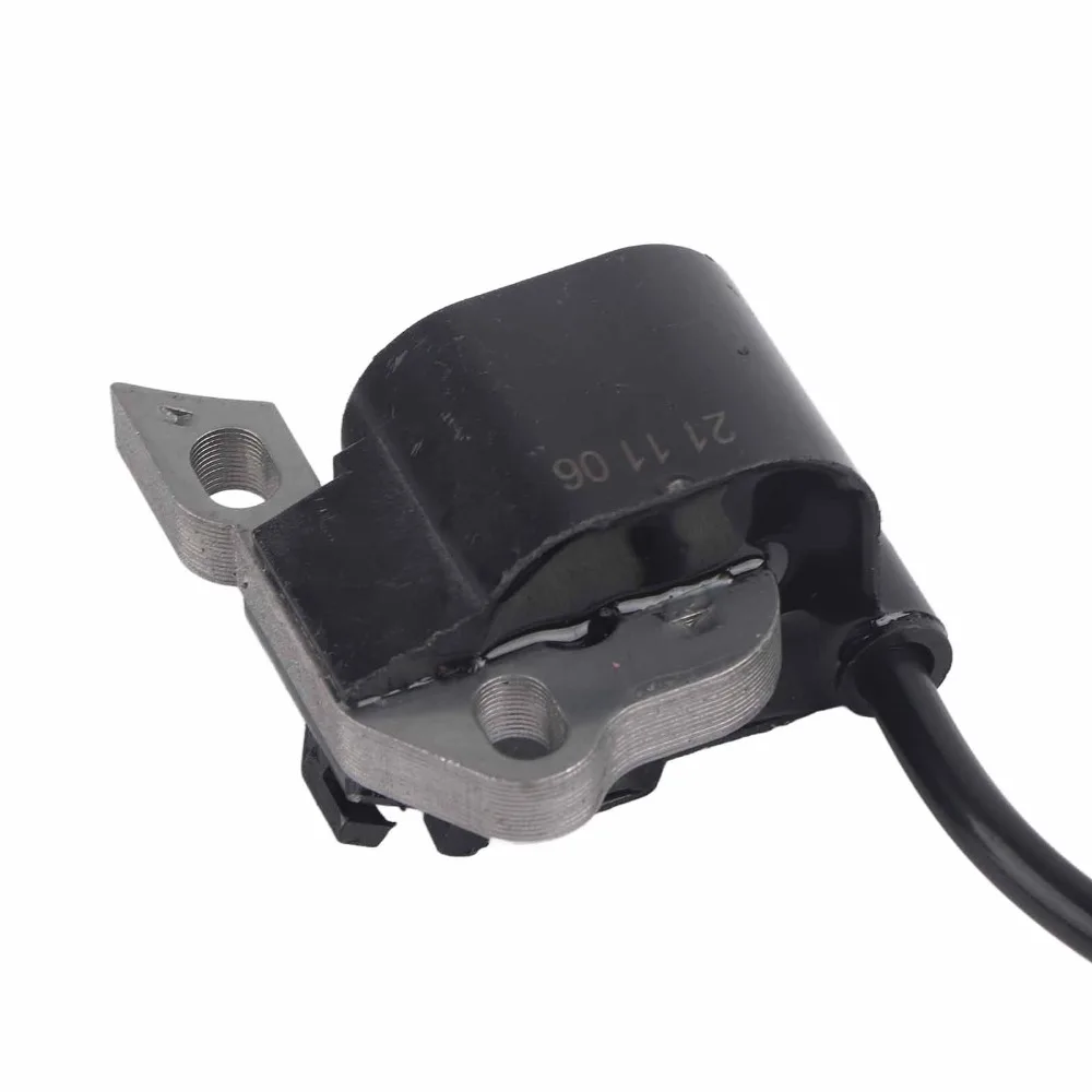 

Black Ignition Coil Module Plastic and M Compact Chainsaw Ignition Coil Stable Ignition Support With Wires Garden Tools Coil