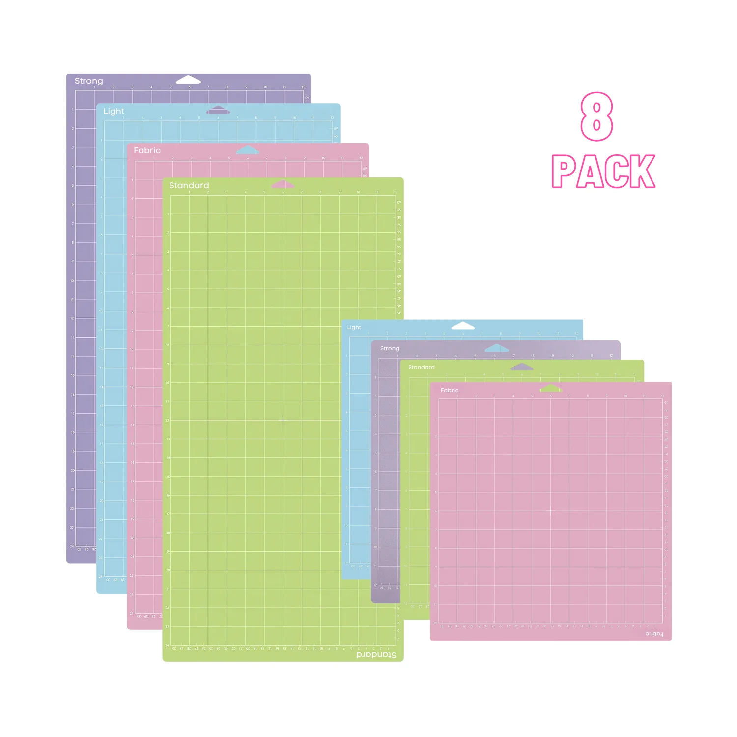 DIY LOBBY 12 inch x 24 inch PVC cutting mat for Cricut Maker variety grip sticky pad replacement accessories art engraving board