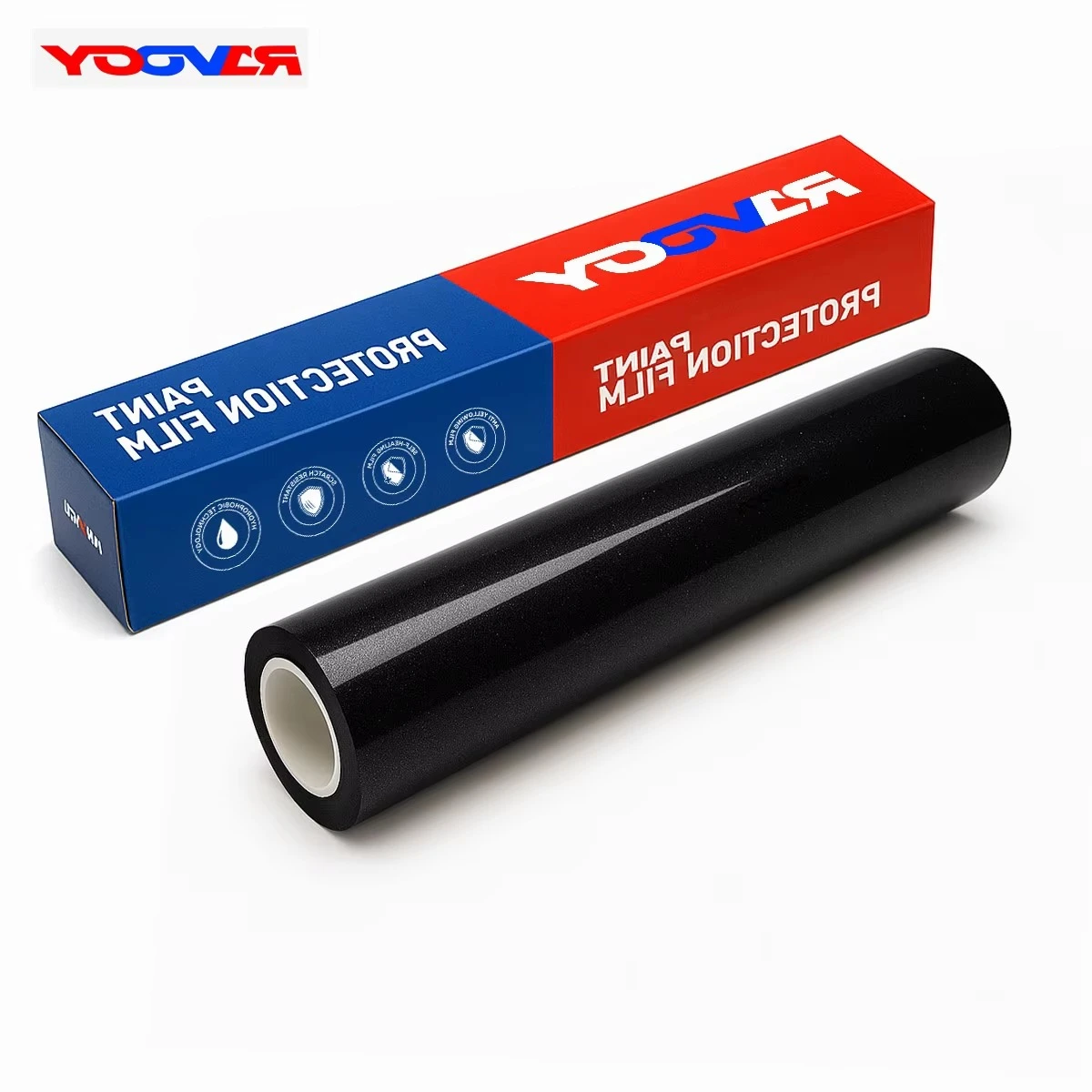 Glossy Pearl Black Color PPF TPU Paint Protection Film Car Wrap Invisible Car Wrap Scratch Resistant Anti-Yellowing Hydrophobic