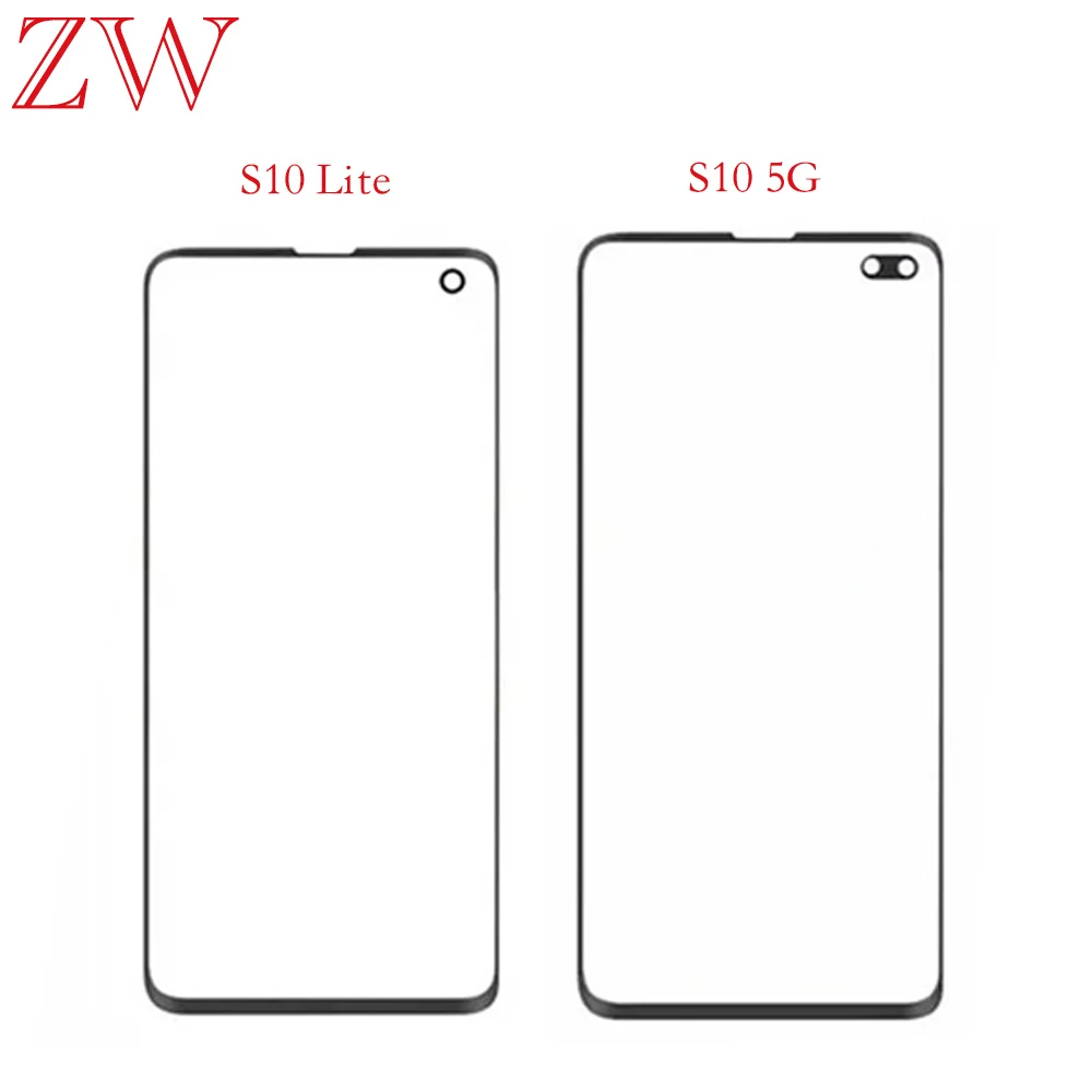 Replacement For Samsung Galaxy S10 5G S10E Plus Touch Screen Front LCD Glass Panel Outer Glass Lens S10 Lite Touch Panel