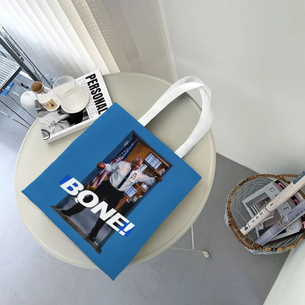 BONE! Captain Holt - Brooklyn Nine Nine Shopping Bags Canvas The Tote Bag Reusable for Ladies Shoulder Tote Travel Handbag