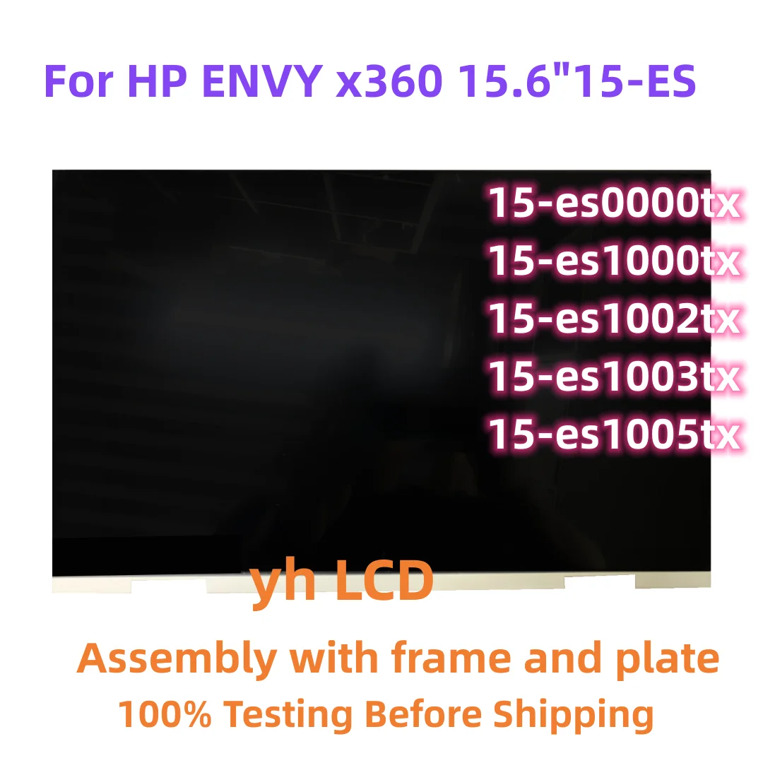 15.6'Inch LCD Touch Screen Digitizer Assembly For HP 15-es 15m-es 15t-es15-eu 15m-eu 15z-eu  15-EU0043DX Display Replacement