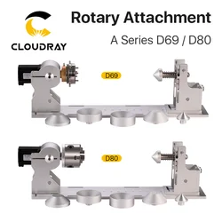 Cloudray Three Chuck Rotary Device+Driver Combo+BasePlate Combo Ring Marking Cup DIY Design for Fiber & Co2 Marking Maxchine