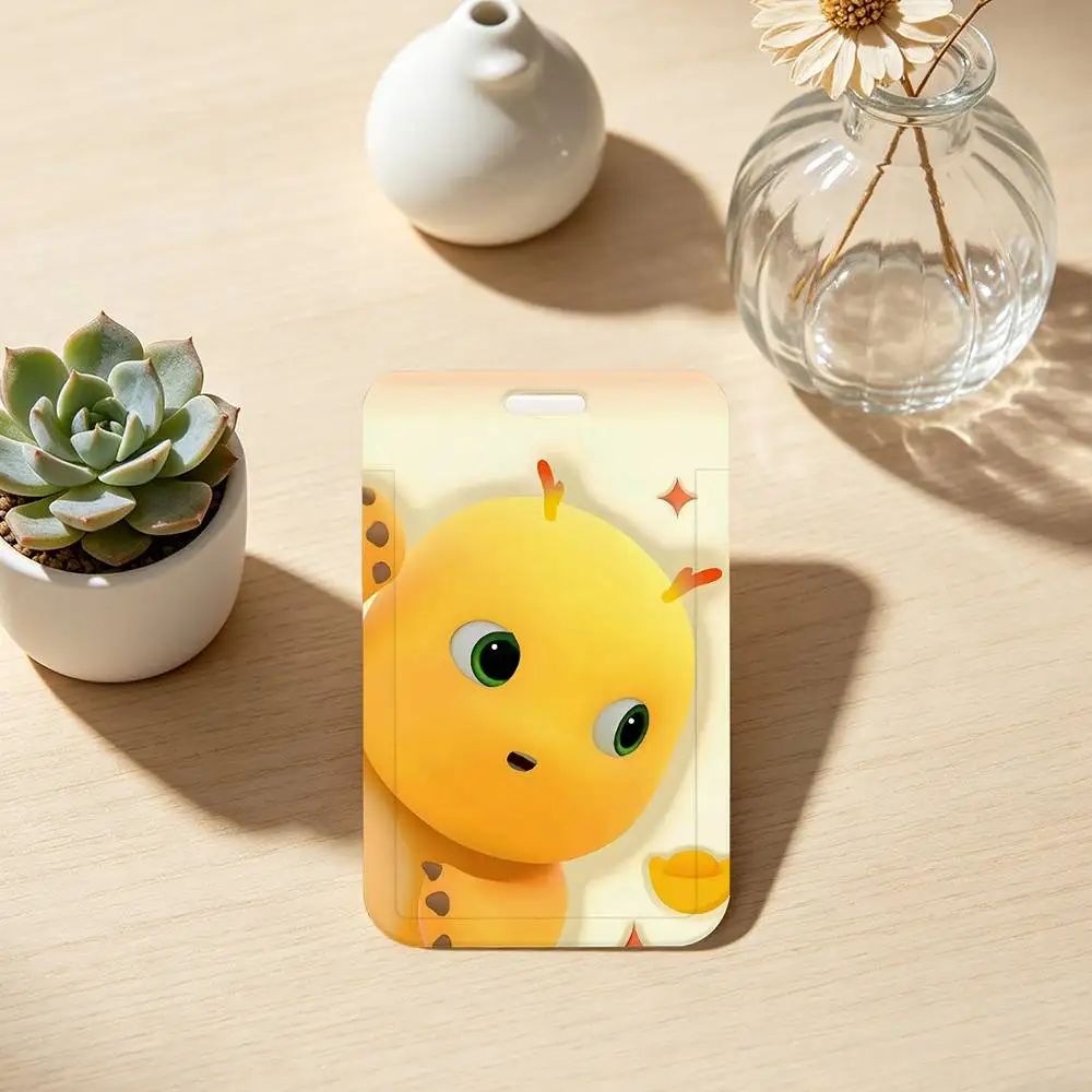 Funny Cute Nailong ID Badge Holder With For Office School Name Card Credentials Case