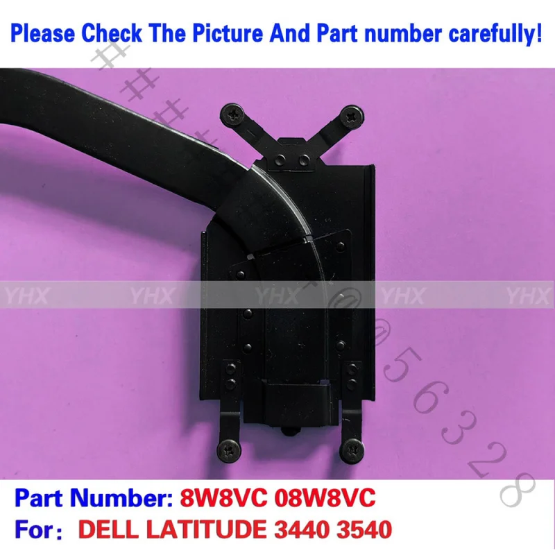 New Laptop Cooling Heater Module 8W8VC 08W8VC For Dell Latitude 3440 3540 Internal Heater Component Replacement Repair Part