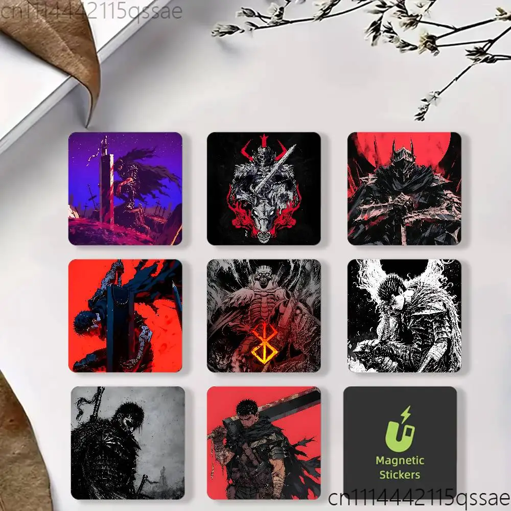 B-Berserk Japanese Anime Refrigerator Magnet Magnetic Ins Style Home Decoration Creativity Gift