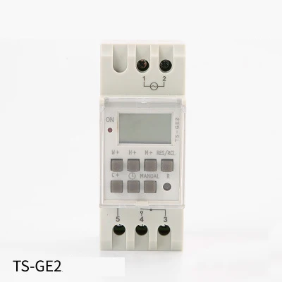 Summertime Program Time Controller TS-GE2 Digital Time Switch Photovoltaic Solar Street Lamp Multifunctional Timer
