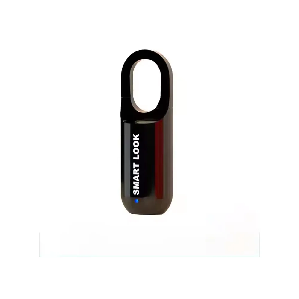 【Best Seller】Mini Fingerprint Padlock - USB Rechargeable & Waterproof Smart Lock for Luggage/Gym Lockers/Toolboxes with Instan