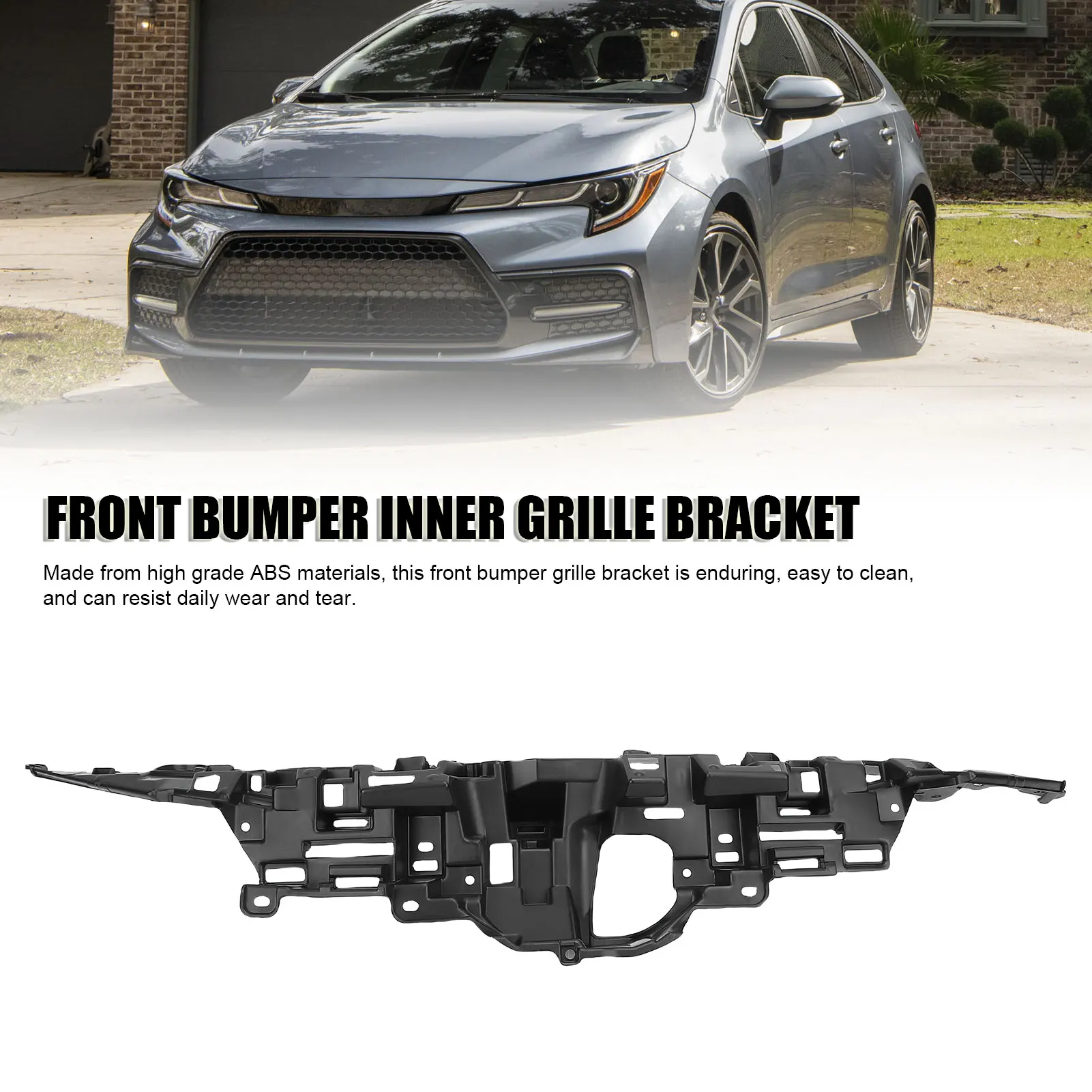 

53114-12240 Anti Crack Stable Support Front Bumper Inner Grille Mounting Panel Replacement for LE SE XSE XLE 2020-2022 for Car