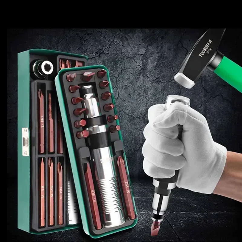 12 PCS/16 PCS ไขควงชุด 1/2 "Reversible DRIVER เจาะ Bits EXTRACTOR ชุดบ้านมือเครื่องมือโลหะ Storage Case