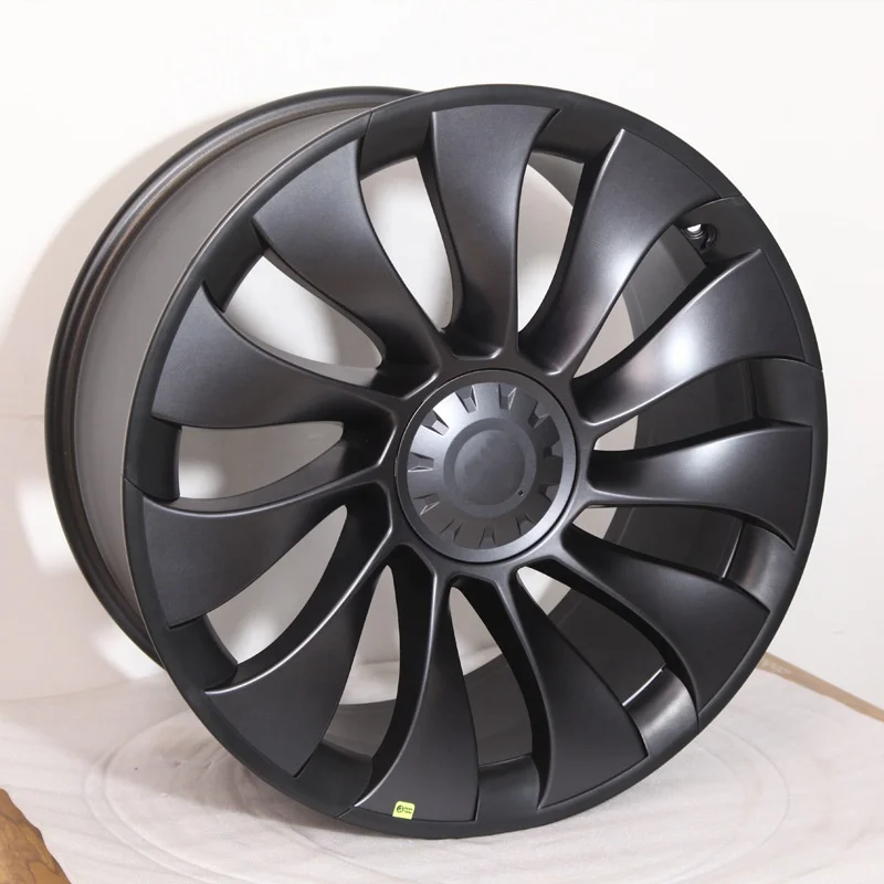 Pelindung Pelek Roda Tersegmentasi 21-Inci Set Lengkap 24 PCS untuk Kendaraan Model Y Performance Anti-gores Roda 21 Inci