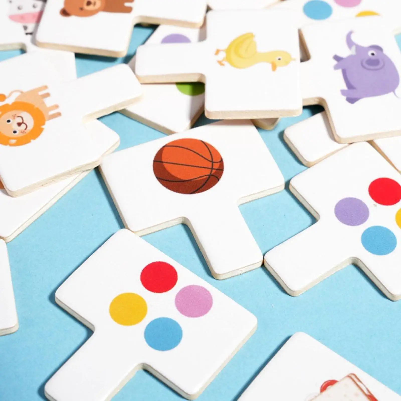 早期教育玩具-インタラクティブゲーム-木製マッチングおもちゃ-認知発達パズル-幼稚園・就学前の子供向け