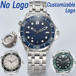 Men's Watch NH35 Automatic Movement Stainless Steel Case Sapphire Glass Waterproof Customized Watch