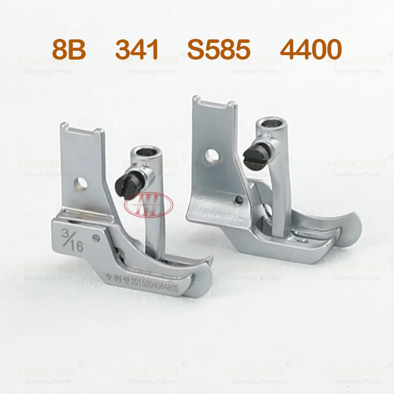 

Прижимная лапка нового типа S585 для машины с высокой головкой 8B/341/4400, подвижная ножка S583, детали промышленной швейной машины DU